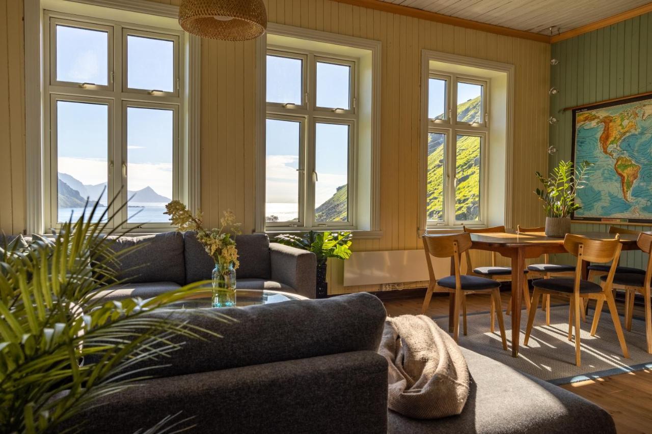 Feriehus Med Flott Havutsikt Ved Hauklandstranden Leknes Exterior photo