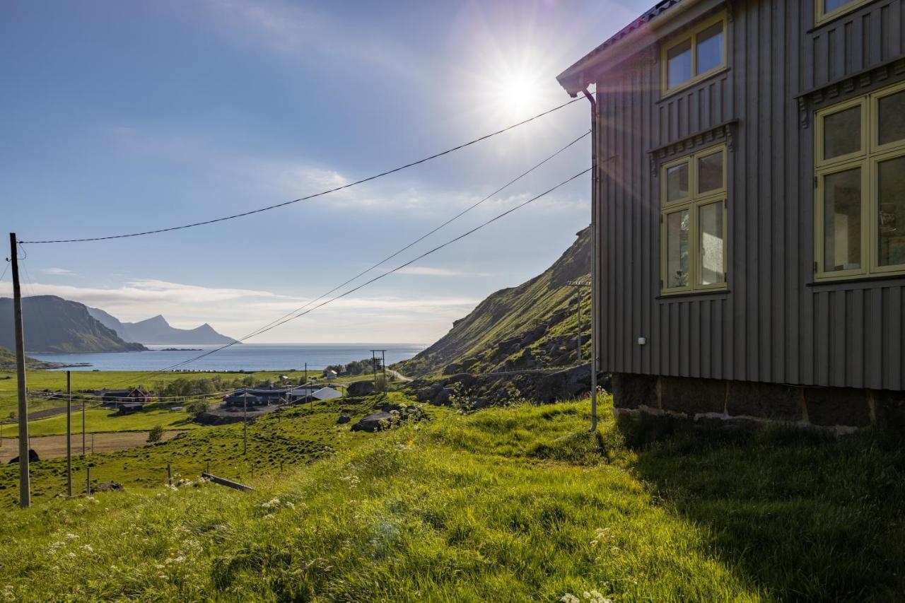 Feriehus Med Flott Havutsikt Ved Hauklandstranden Leknes Exterior photo